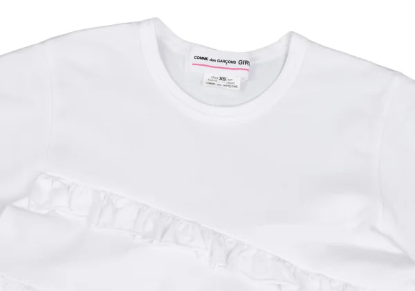COMME des GARCONS GIRL Frill Asymmetry T-shirt K-173147_003