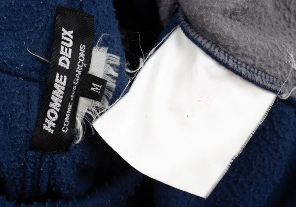 COMME des GARCONS HOMME DEUX Color Block Switching Fleece Hoodie K-173148_018
