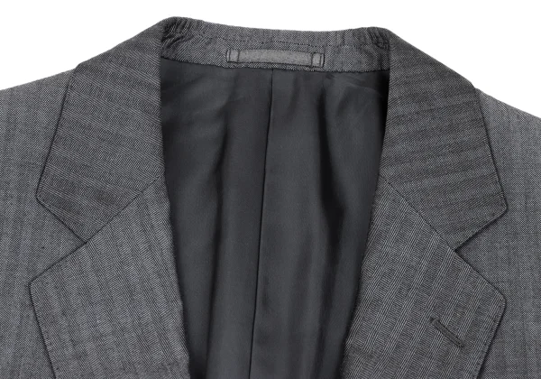 COMME des GARCONS HOMME DEUX Wool Blend Herringbone Jacket K-173149_003