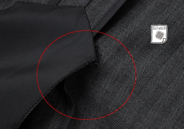 COMME des GARCONS HOMME DEUX Wool Blend Herringbone Jacket K-173149_013
