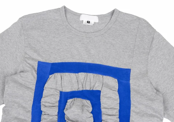 GANRYU Square Fleece Patch Design T-shirt K-173151_002