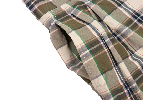 JUNYA WATANABE MAN COMME des GARCONS Cotton Side Pocket Check Shorts K-173153_004