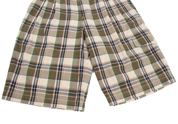 JUNYA WATANABE MAN COMME des GARCONS Cotton Side Pocket Check Shorts K-173153_008