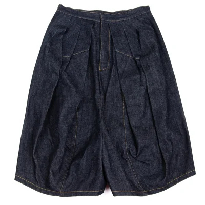 JUNYA WATANABE COMME des GARCONS denim Pleated Dropped Crotch Pants