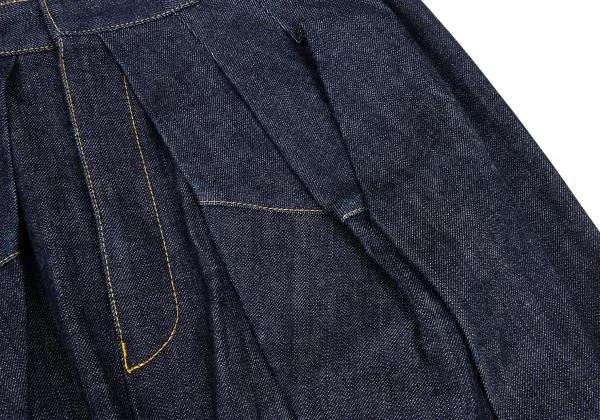 JUNYA WATANABE COMME des GARCONS denim Pleated Dropped Crotch Pants K-173155_003