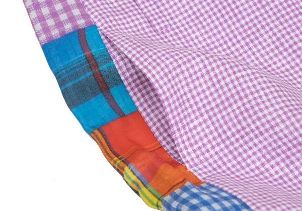 JUNKO SHIMADA Side Checker Switching Printed Wide Pants K-173157_005