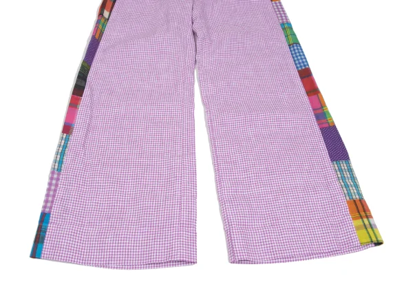 JUNKO SHIMADA Side Checker Switching Printed Wide Pants K-173157_006