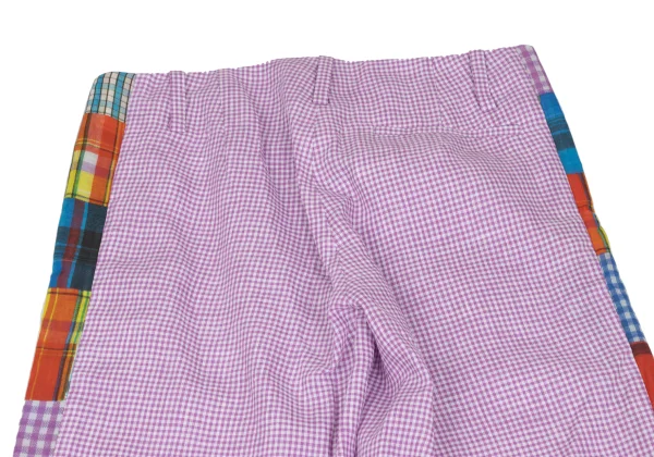 JUNKO SHIMADA Side Checker Switching Printed Wide Pants K-173157_011