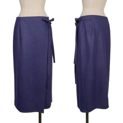 JOSEPH Wool Blended Wrap Skirt