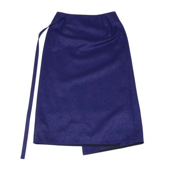 JOSEPH Wool Blended Wrap Skirt K-173158_009