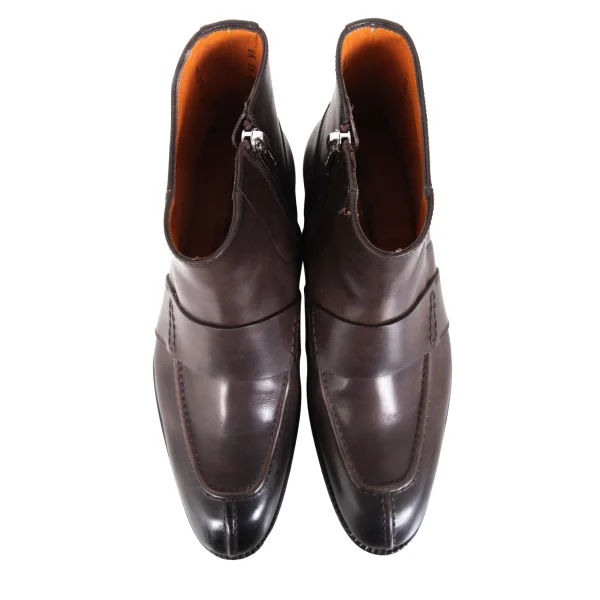 Santoni Leather Short Boots K-173161_002