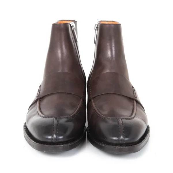 Santoni Leather Short Boots K-173161_004
