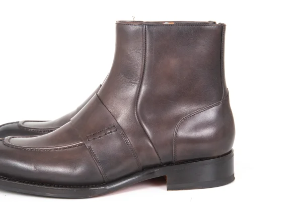 Santoni Leather Short Boots K-173161_007
