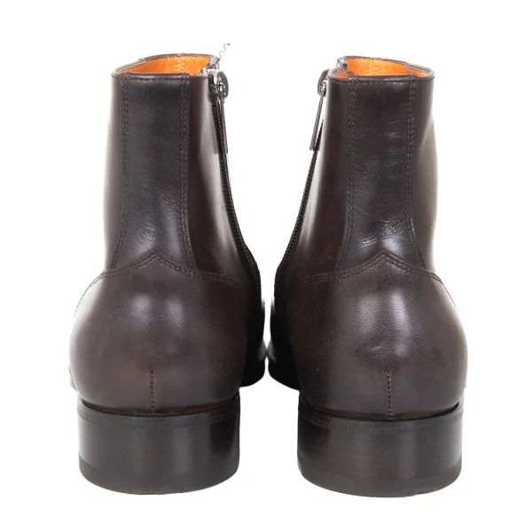 Santoni Leather Short Boots K-173161_012