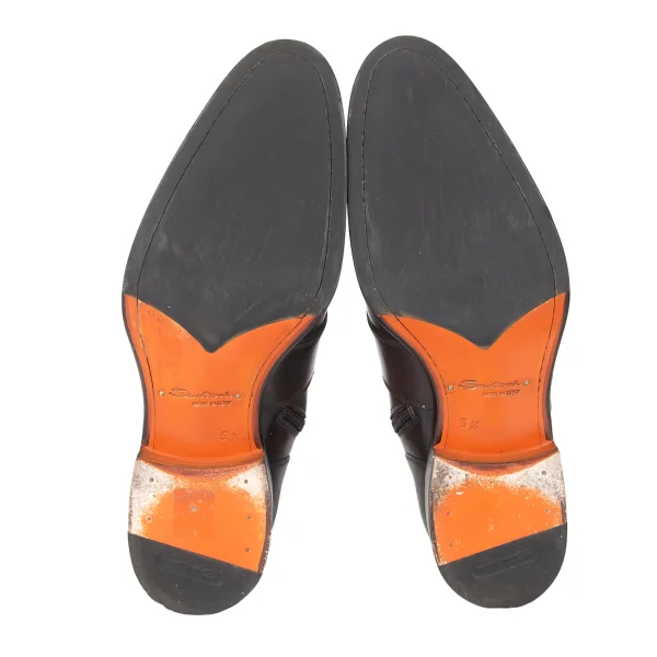 Santoni Leather Short Boots K-173161_014