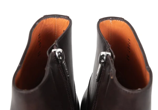 Santoni Leather Short Boots K-173161_016