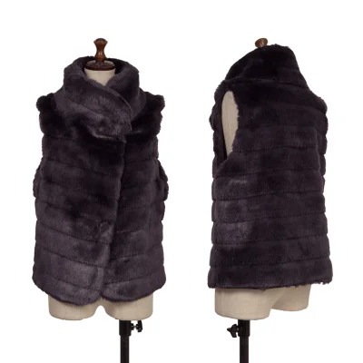 DKNY Faux Fur Vest