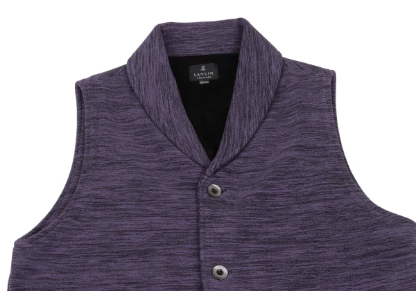 LANVIN collection Fleece-Lined Shawl Collar Vest K-173164_003