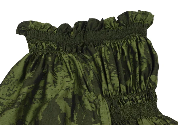 ISSEY MIYAKE A-POC Gradient Jacquard Gathered Skirt K-173166_003