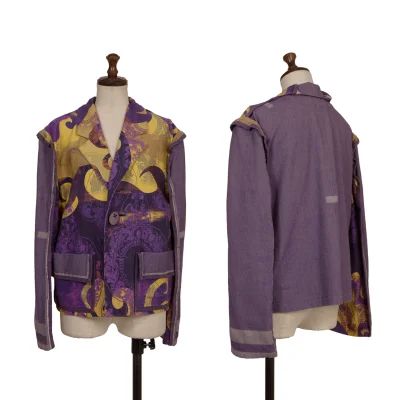 ISSEY MIYAKE A-POC Printed Switching Jacket