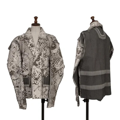 ISSEY MIYAKE A-POC Graphic Printed Jacket