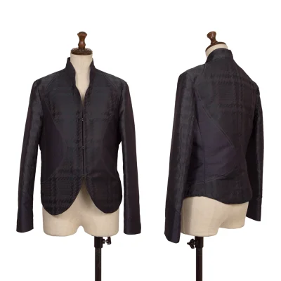 ISSEY MIYAKE A-POC INSIDE Houndstooth Switching Jacket