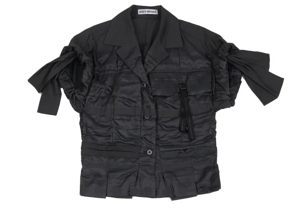 ISSEY MIYAKE A.POC INSIDE Dot Jacquard Cord Sleeve Jacket K-173170_002