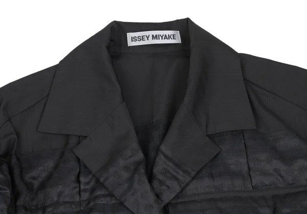 ISSEY MIYAKE A.POC INSIDE Dot Jacquard Cord Sleeve Jacket K-173170_003