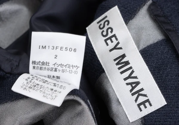 ISSEY MIYAKE Zigzag Geometric Sleeveless Jacket K-173172_013