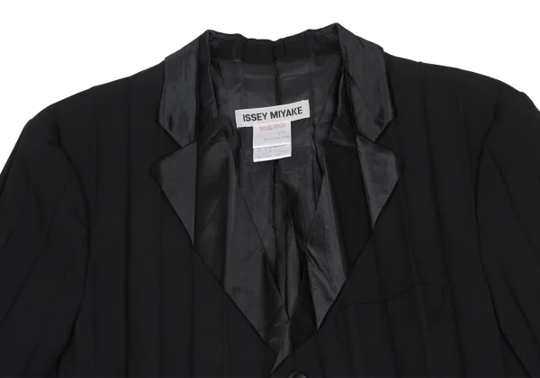 ISSEY MIYAKE Lapel Switching  Pleated Jacket K-173173_003