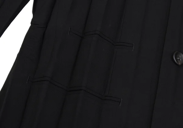 ISSEY MIYAKE Lapel Switching  Pleated Jacket K-173173_010