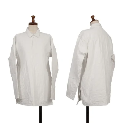 ASHA BY MDS Graphic Embroidery Long Sleeve Polo Shirt