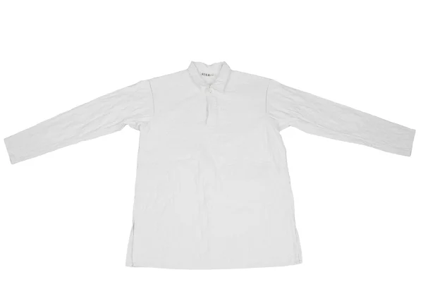 ASHA BY MDS Graphic Embroidery Long Sleeve Polo Shirt K-173183_002