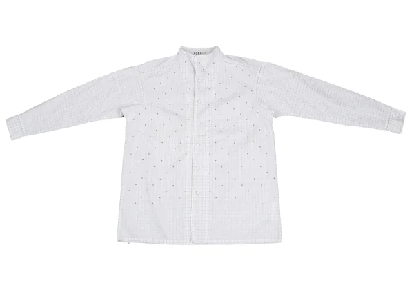 ASHA BY MDS Check Embroidery Dot Stand-collar Blouse K-173189_002