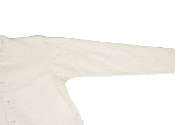 ASHA BY MDS Sashiko-Stitched Band Collar Shirt K-173193_005
