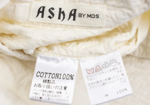 ASHA BY MDS Sashiko-Stitched Band Collar Shirt K-173193_013