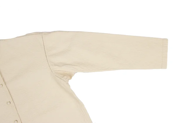 ASHA BY MDS Sashiko-Stitched Collarless Shirt K-173194_005