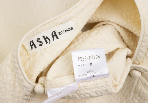 ASHA BY MDS Sashiko-Stitched Collarless Shirt K-173194_011