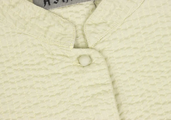 ASHA BY MDS Sashiko-Stitched Band Collar Shirt K-173195_004