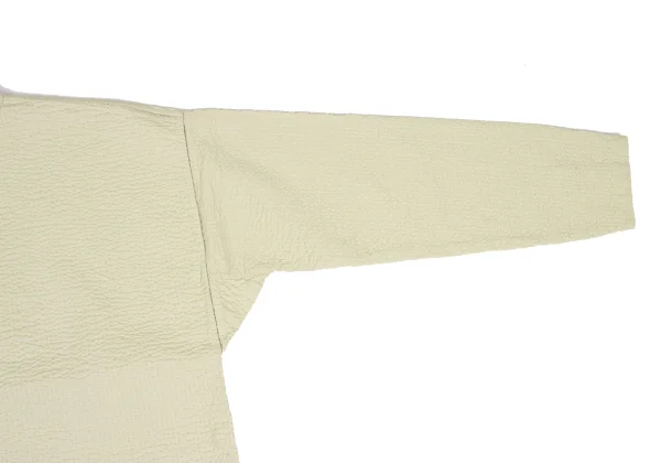ASHA BY MDS Sashiko-Stitched Band Collar Shirt K-173195_005