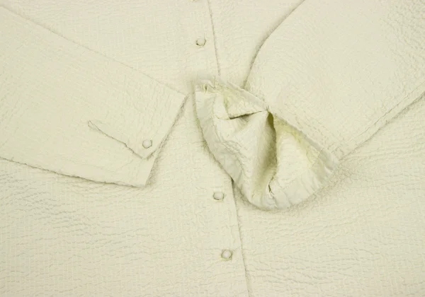 ASHA BY MDS Sashiko-Stitched Band Collar Shirt K-173195_006