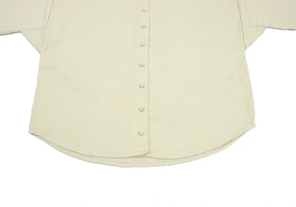 ASHA BY MDS Sashiko-Stitched Band Collar Shirt K-173195_007