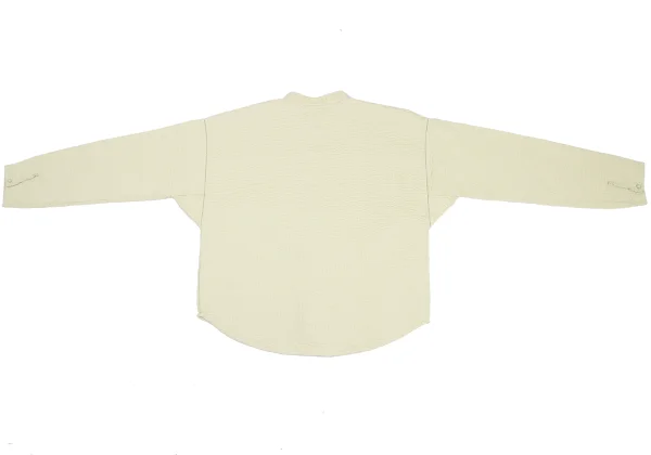 ASHA BY MDS Sashiko-Stitched Band Collar Shirt K-173195_009