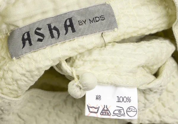 ASHA BY MDS Sashiko-Stitched Band Collar Shirt K-173195_012