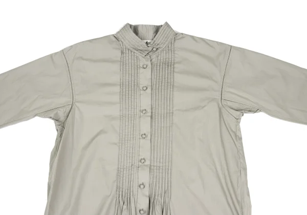 ASHA BY MDS Pintuck Stand Collar Blouse K-173198_003