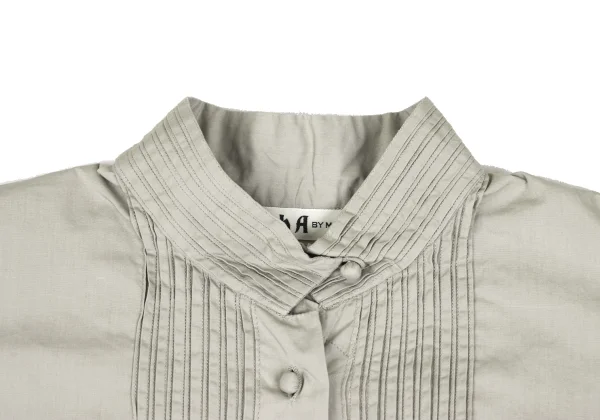 ASHA BY MDS Pintuck Stand Collar Blouse K-173198_004