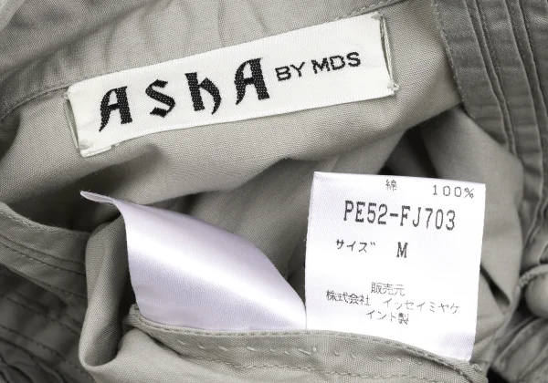 ASHA BY MDS Pintuck Stand Collar Blouse K-173198_013