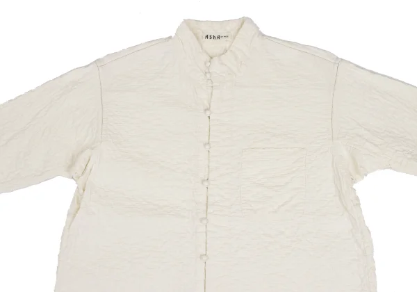 ASHA BY MDS Wrinkled Sashiko Stand-collar Jacket K-173200_003