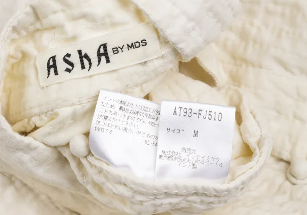 ASHA BY MDS Wrinkled Sashiko Stand-collar Jacket K-173200_017