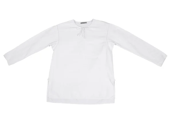 ASHA BY MDS Sashiko Cord-neck Skipper Blouse K-173203_002